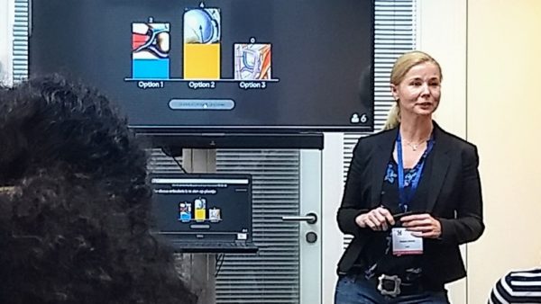 Presentatie orofaciale fysiotherapie voor NVOF op de vakbeurs Mondhygiëne